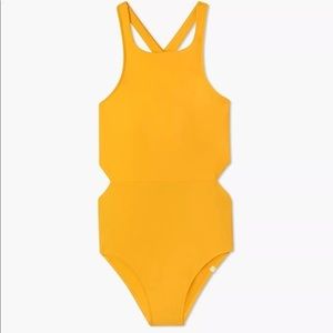 Summersalt Yellow Horizon One Piece Size 12 NWT